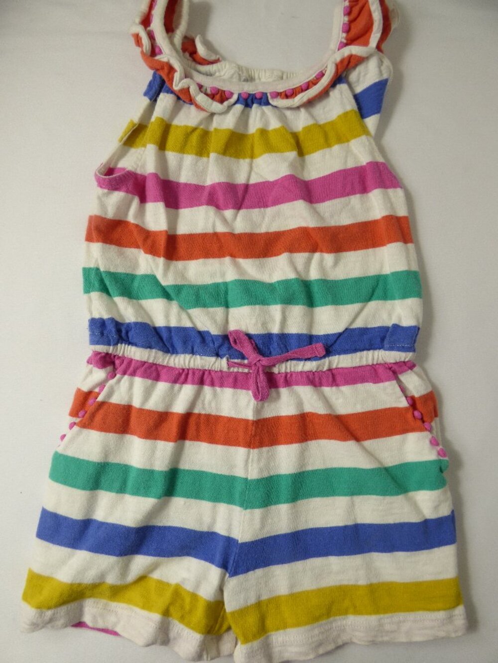 Mini Boden Rainbow One-Piece Romper, Size 4-5 Years
